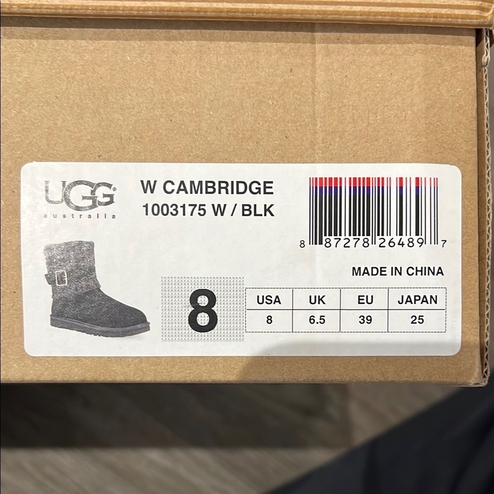 UGG Black Ankle Boots